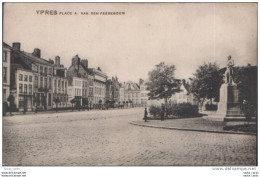 CPA Belgium YPRES PLACE A VAN DEN PEEREBOOM UNUSED LEPER - Ieper