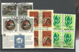 39887) Collection United Nations Block Postmark Cancel  - Lots & Serien