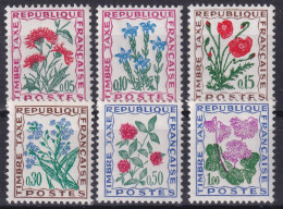 FRANCE 1964/71 - MLH - YT 95, 96, 97, 99, 101, 102- Timbres Taxe - 1960-... Ungebraucht