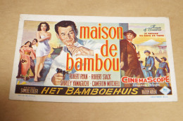 RARE Belle Petite Affiche Cinéma,Maison De Bambou,160 / 100 Mm. Original - Posters