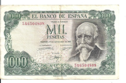 ESPAGNE 1000 PESETAS 1971 VF P 154 - 1000 Pesetas