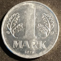 RDA - ALLEMAGNE - GERMANY - 1 MARK 1978 A - KM 35.2 - 1 Mark