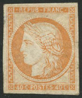 ** N°5g 40c Orange Réimp - TB - 1849-1850 Cérès