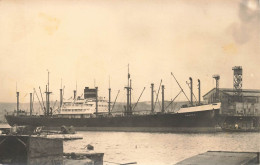 ROEPAT * Carte Photo * Cargo Bateau Paquebot Commerce * Société Ligne Indes Néerlandaises * Nederland Roepat - Steamers