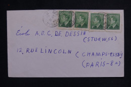 CANADA - Enveloppe De Bertherville En 1952 Pour Paris - L 143395 - Covers & Documents