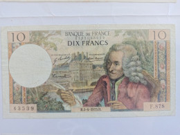 10 Francs Voltaire 1973 - 5 NF 1959-1965 ''Victor Hugo''