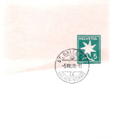 SUISSE / ENTIER POSTAL BANDE DE JOURNEAUX DE 5 Cts VERT EDELWEISS - Stamped Stationery