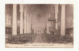 JC, Cp, 59 , ANZIN , Intérieur De L'église SAINTE BARBE, écrite - Anzin