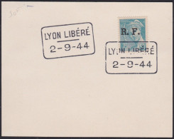 France  .  Y&T   .   Timbre Sur Papier     .   O    .    Oblitéré - Liberation