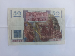 50 Francs 1946 Leverrier - 50 F 1946-1951 ''Le Verrier''
