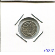 10 CENTS 1938 NEERLANDÉS NETHERLANDS PLATA Moneda #AR717.E - 10 Cent