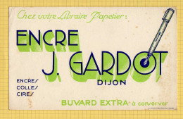 BUVARD&Blotter Paper:  Encre J. GARDOT  Dijon  Stylo - Papeterie