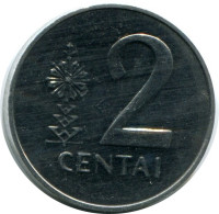 2 CENTAI 1991 LITUANIA LITHUANIA UNC Moneda #M10265.E - Lituanie