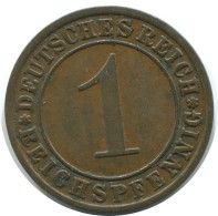 1 REICHSPFENNIG 1931 E ALEMANIA Moneda GERMANY #AE222.E - 1 Renten- & 1 Reichspfennig