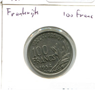 100 FRANCS 1954 FRANCIA FRANCE Moneda #AX612.E - 100 Francs