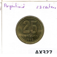 25 CENTAVOS 1992 ARGENTINA Moneda #AX327.E - Argentine