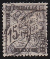 France  .  Y&T   .   Taxe  16     .   O    .    Oblitéré - 1859-1959 Usati