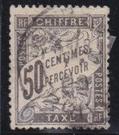 France  .  Y&T   .   Taxe  20  (2 Scans)      .   O    .    Oblitéré - 1859-1959 Usados