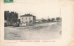 St Georges D'orques * Route Et Rond Point De La Gare - Autres & Non Classés