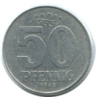 50 PFENNIG 1968 A DDR EAST ALLEMAGNE Pièce GERMANY #AE159.F - 50 Pfennig