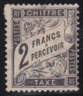 France  .  Y&T   .   Taxe  23  (2 Scans)       .   (*) / *    .    Neuf Avec Peu De Gomme - 1859-1959 Used