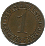 1 REICHSPFENNIG 1927 E GERMANY Coin #AE209.U - 1 Renten- & 1 Reichspfennig