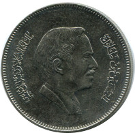 ½ DIRHAM / 50 FILS 1991 JORDAN Coin #AP078.U - Jordanië
