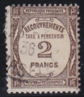 France  .  Y&T   .   Taxe  62     .   O    .    Oblitéré - 1859-1959 Usados