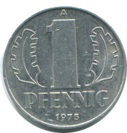 1 PFENNIG 1975 A DDR EAST GERMANY Coin #AE042.U - 1 Pfennig