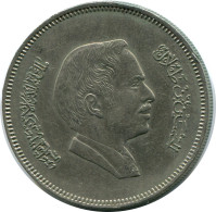 ½ DIRHAM / 50 FILS 1978 JORDAN Coin #AP074.U - Jordania
