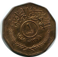 1 FILS 1959 IRAQ Islamic Coin #AK262.U - Irak