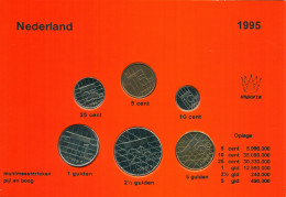 NIEDERLANDE NETHERLANDS 1995 MINT SET 6 Münze #SET1032.7.D - [Sets Sin Usar &  Sets De Prueba