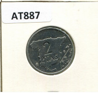 2 PESETAS 1984 SPANIEN SPAIN Münze #AT887.D - 2 Pesetas