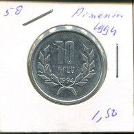 10 DRAM 1994 ARMENIEN ARMENIA Münze #AR408.D - Armenien