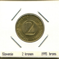 2 TOLARJA 1995 SLOWENIEN SLOVENIA Münze #AS570.D - Slovenië