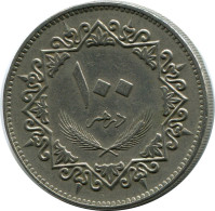 100 DIRHAMS 1975 LIBYEN LIBYA Islamisch Münze #AK270.D - Libia