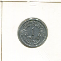 1 FRANC 1957 FRANKREICH FRANCE Französisch Münze #AK602.D - 1 Franc
