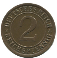 2 REICHSPFENNIG 1924 J DEUTSCHLAND Münze GERMANY #AD488.9.D - 2 Renten- & 2 Reichspfennig