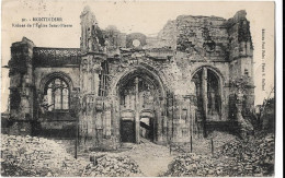 Delcampe - 80      Montdidier -  Ruines  De L'eglise  Saint Pierre - Montdidier
