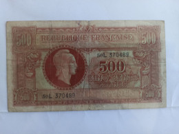 500 Francs Marianne 1945 - Andere & Zonder Classificatie
