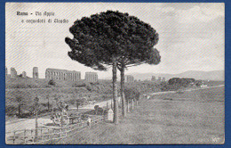 1931 - ROMA - VIA APPIA E ACQUEDOTTO DI CLAUDIO   - ITALIE - ITALIA - ITALY - Mehransichten, Panoramakarten