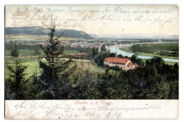 Allemagne--HOEXTER A. D .Weser  --Vue Générale ...carte Précurseur Colorisée....timbre...cachet - Hoexter