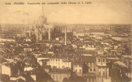ITALIE - Milano - Panorama Dal Campanile Della Chiesa Di S. Carlo - Carte Postale Ancienne - Milano