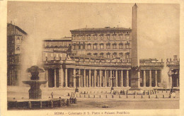 ITALIE - Roma - Colonnato Di S. Pietro E Palazzo Pontificio - Carte Postale Ancienne - Andere Monumente & Gebäude