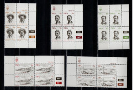 1983 SWA South West Africa Cylinder Blocks Set MNH Thematics100th Anni Foundation Of Luderitz(SB4-006) - Neufs