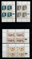 1983 SWA South West Africa Cylinder Blocks Set MNH ThematicsDiamond Findings In Luderitz (SB4-007) - Nuovi