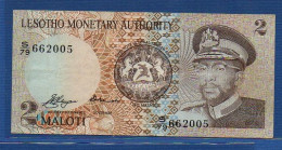 LESOTHO - P. 1 – 2 Maloti 1979 AVF, S/n S/79 662005 - Lesotho