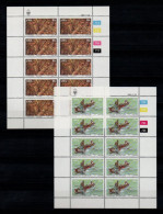 1983 SWA South West Africa Cylinder Blocks Set MNH Thematics Lobster Industry Full Sheets  (SB4-013) - Nuevos