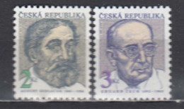 Czech Rep. 1993 - Personalities, Mi-Nr. 21/22, MNH** - Unused Stamps