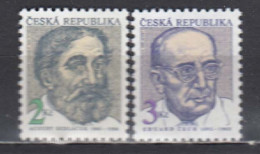 Czech Rep. 1993 - Personalities, Mi-Nr. 21/22, MNH** - Ongebruikt